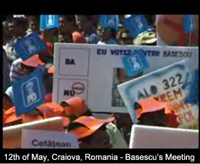12th of May, Craiova, Romania - Basescu's Meeting 12th of May, Craiova, Romania - Basescu's Meeting