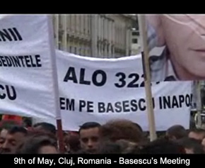 9th of May, Cluj, Romania - Basescu's Meeting