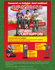 Newsletter anuntare castigatori